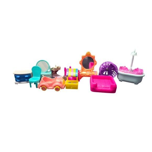 Small Sized Doll House Furniture Lot Bundle - Picture 6 of 9